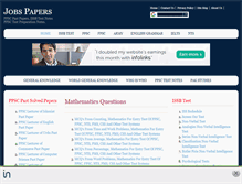 Tablet Screenshot of jobspapers.com